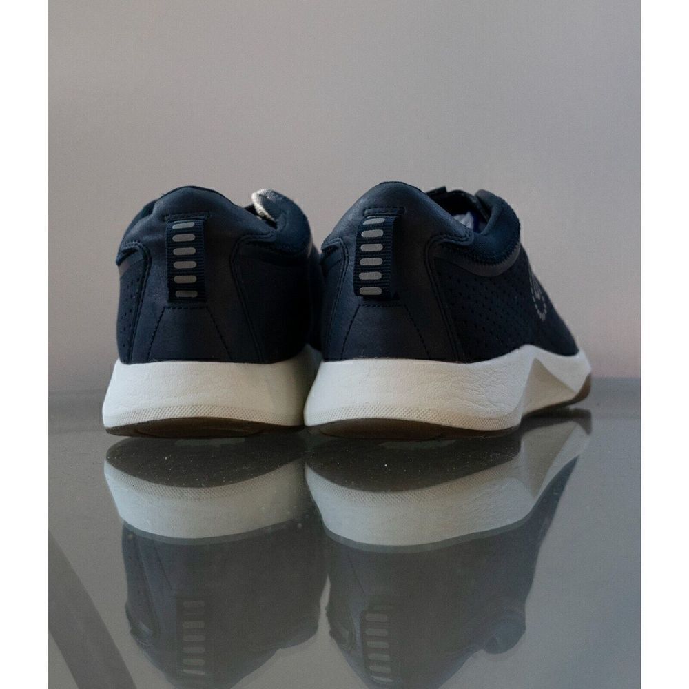 Bugatti Men's Sneaker Dark Blue Navy Perforated Size 42 (9us) - Picture 5 of 8
